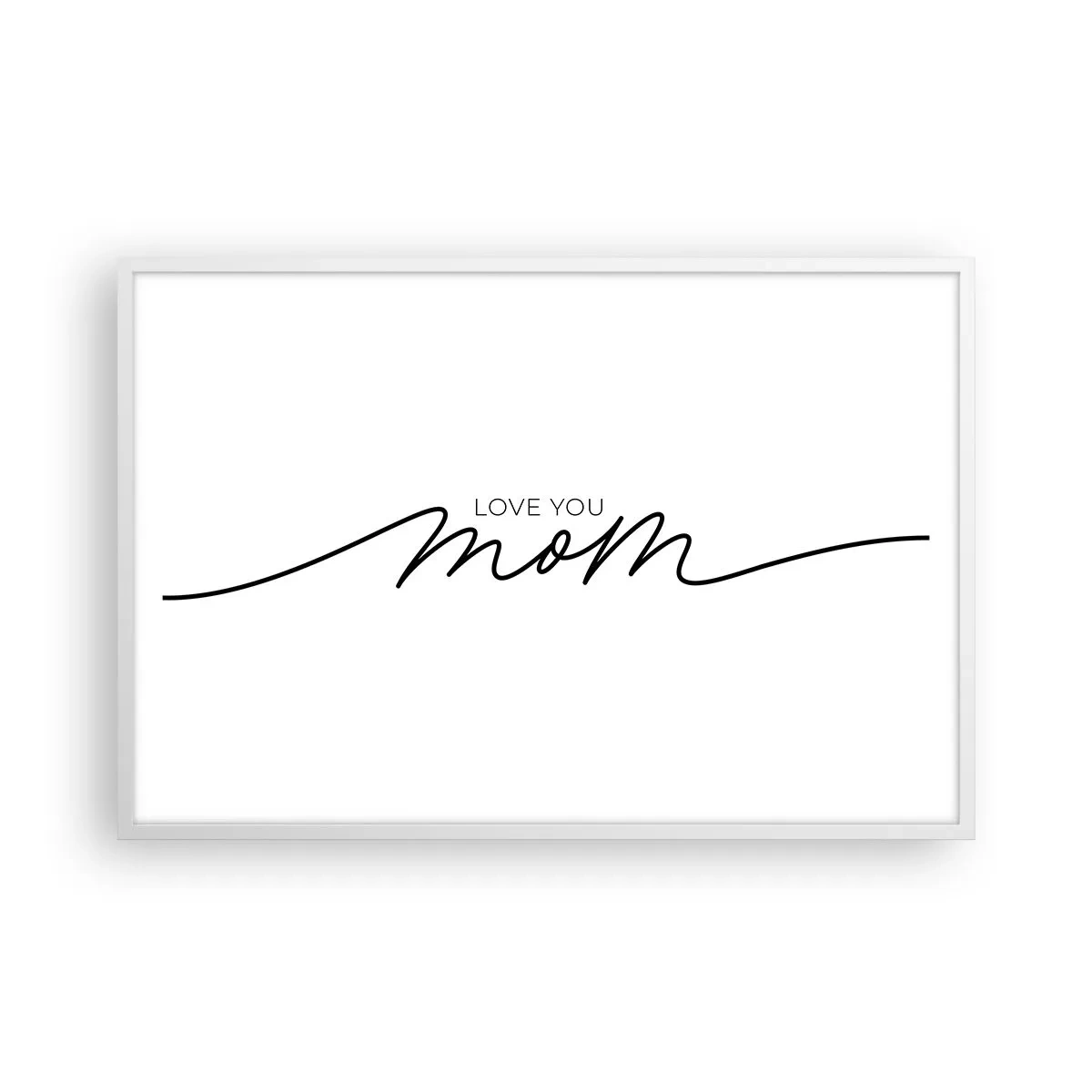 Plagát v bielom ráme - Veľké dojatie - 91x61 cm