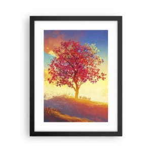 Plagát v čiernom ráme - Pútnik pri cieli - 30x40 cm
