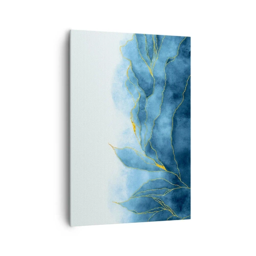 Obraz na plátne - Blankyt v zlate - 70x100 cm