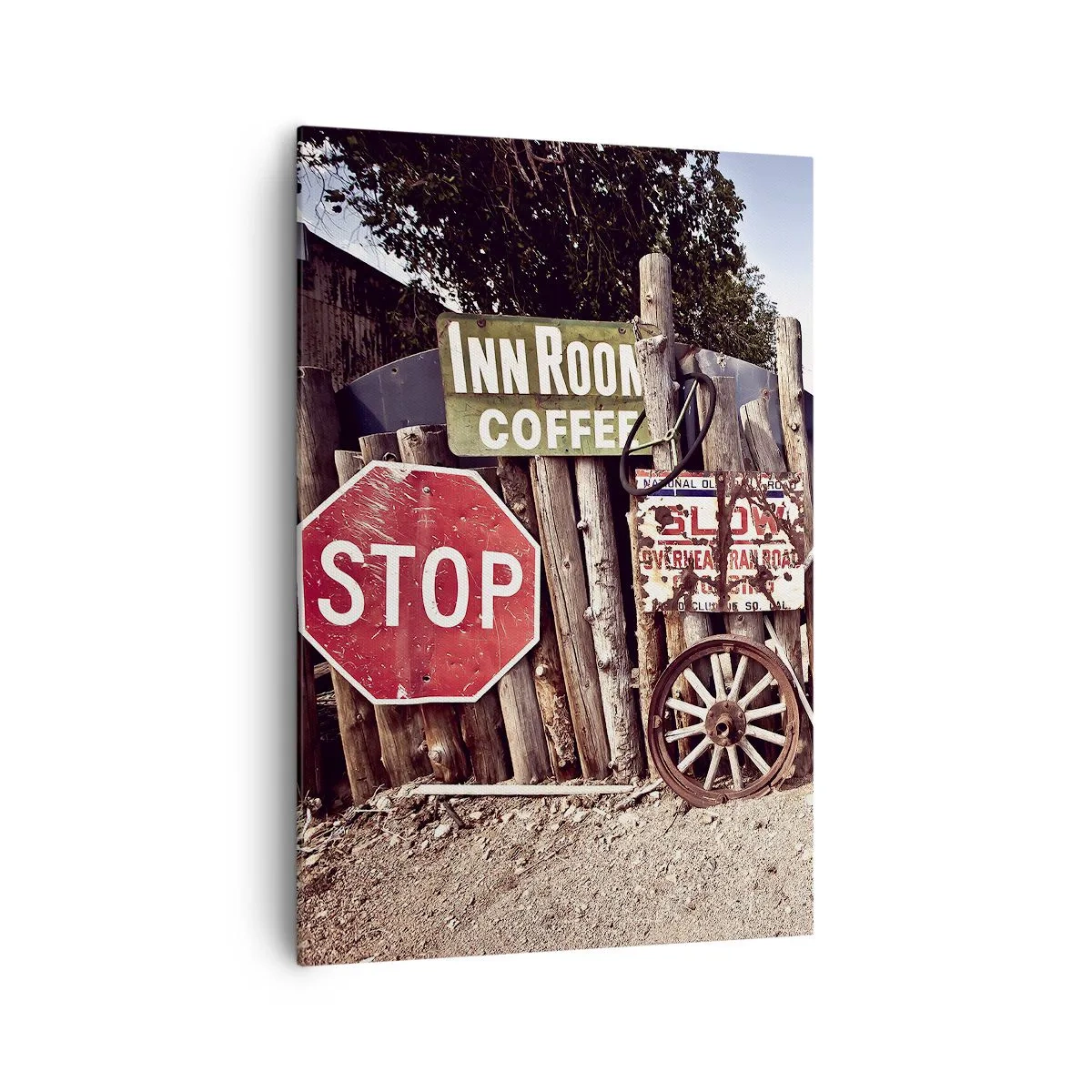 Obraz na plátne - A čas sa zastavil - 70x100 cm