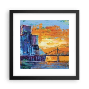 Plagát v čiernom ráme - Kultúra a príroda - 30x30 cm