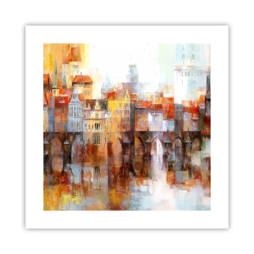 Plagát - Pod mostom je tiež krásne - 40x40 cm