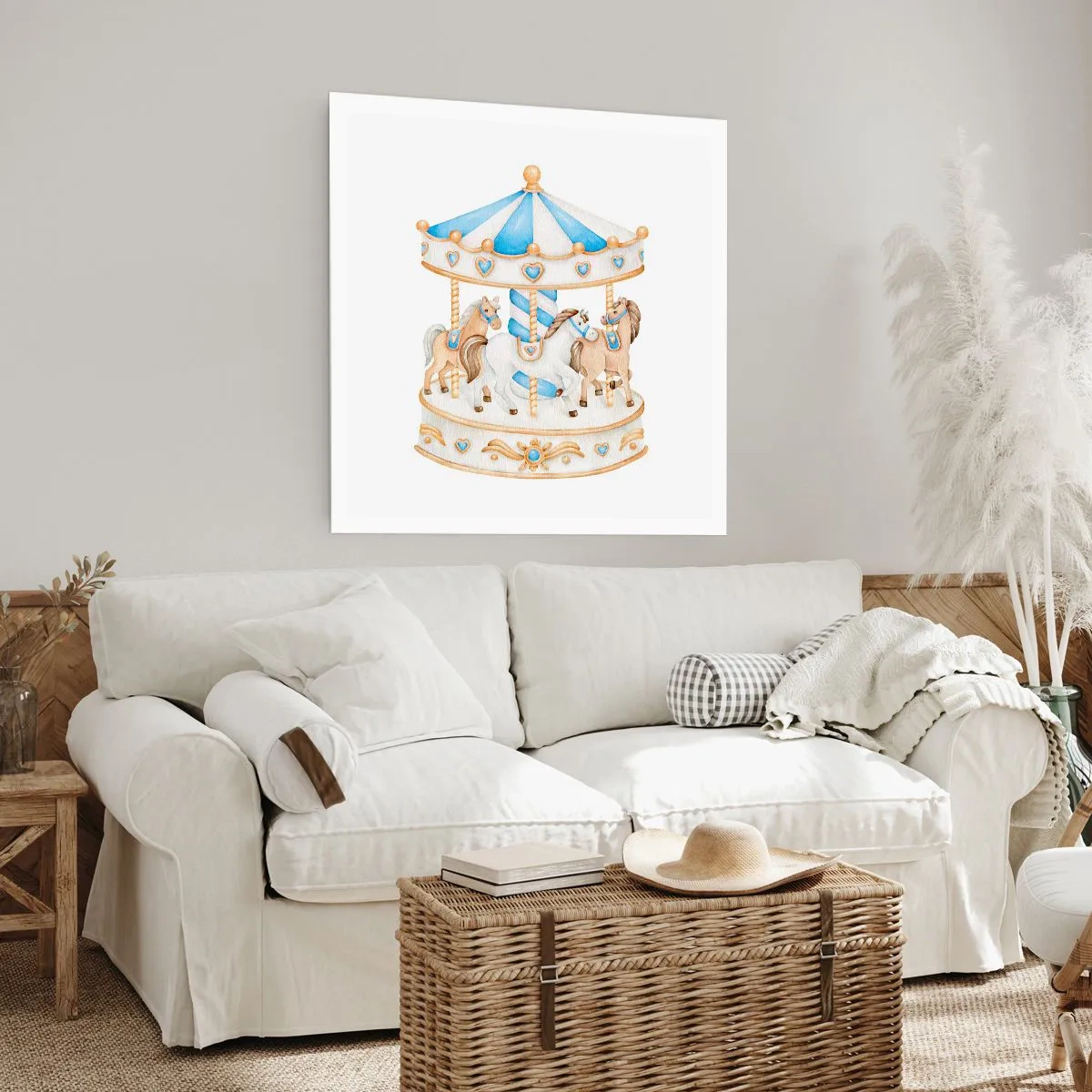 Plagát - Sladké detstvo - 40x40 cm