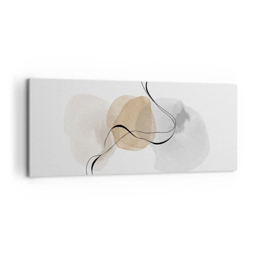 Obraz na plátne - Vzdušné korálky - 100x40 cm