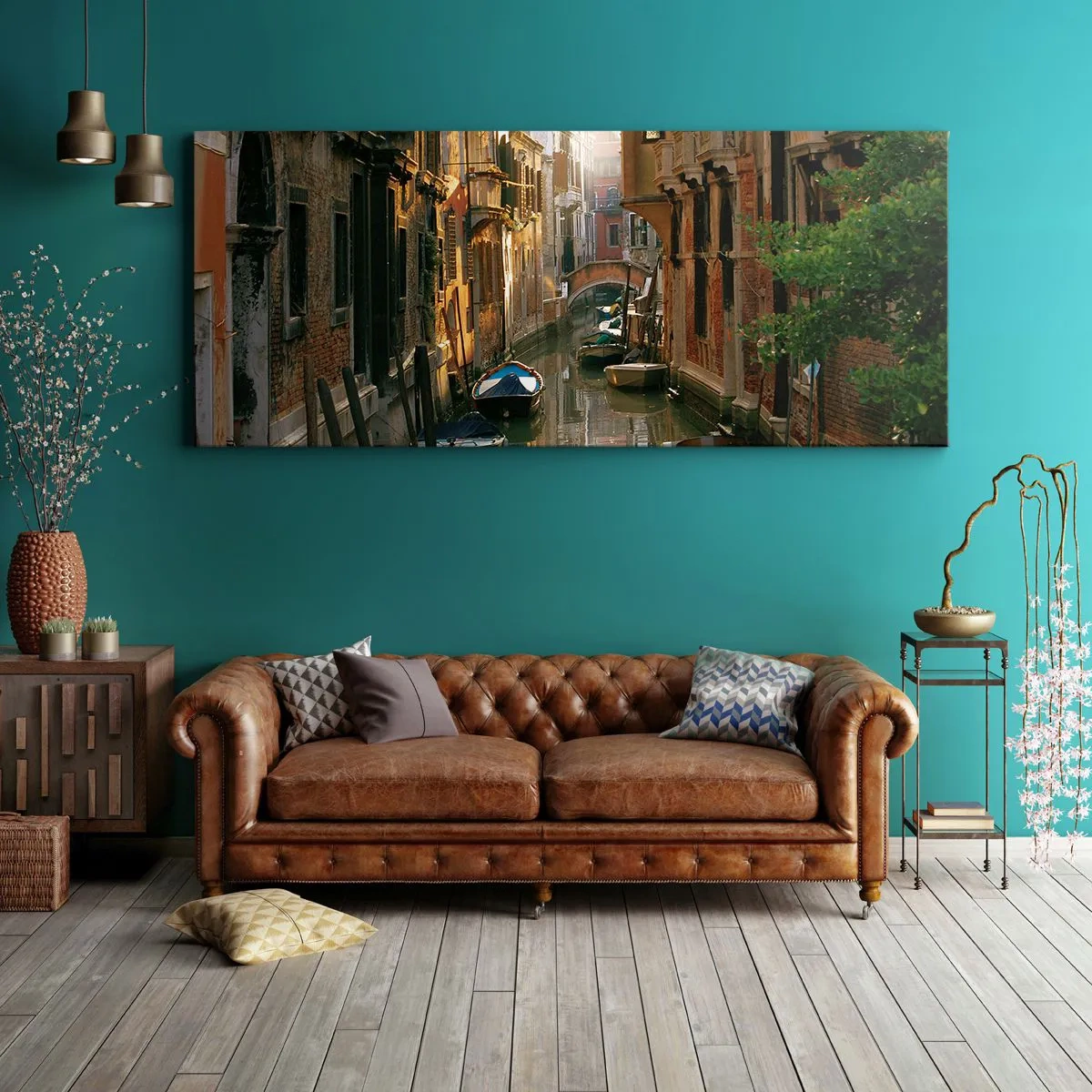 Obraz na plátne - V benátskom zákutí - 100x40 cm