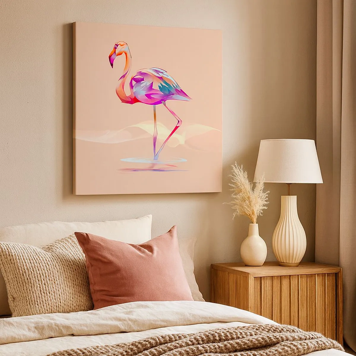 Obraz na plátne - Vták dobrých emócií - 30x30 cm