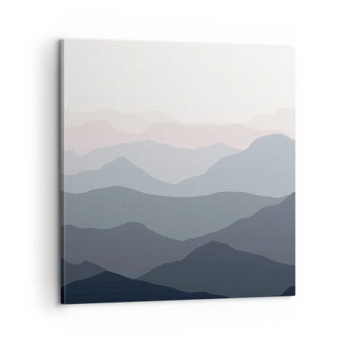 Obraz na plátne - Vlny hôr - 60x60 cm