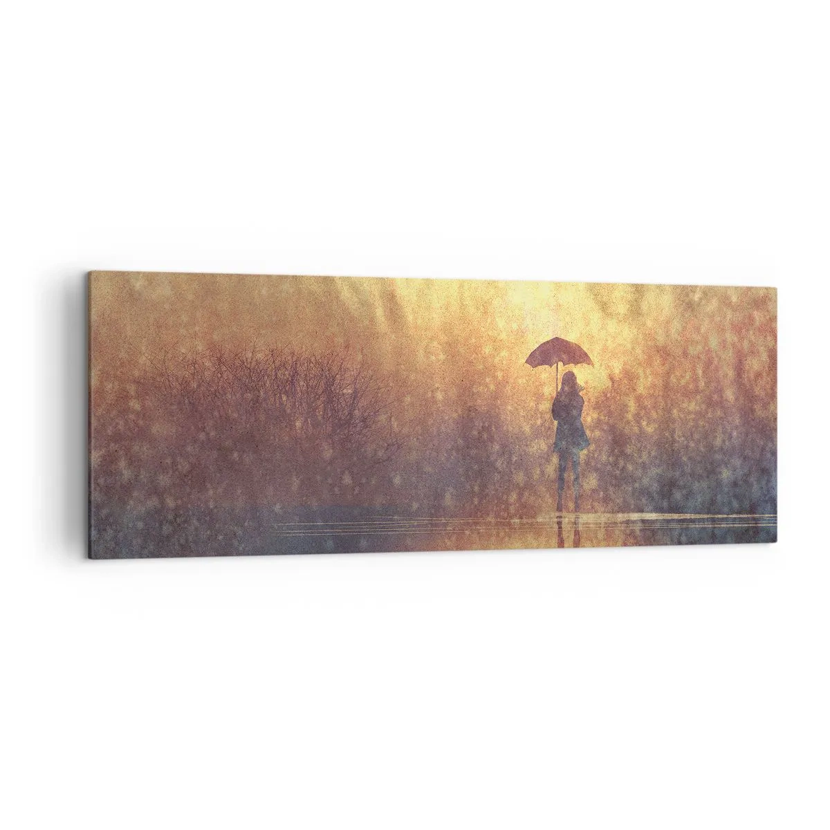 Obraz na plátne - Cítim, že sa na mňa niekto pozerá - 140x50 cm