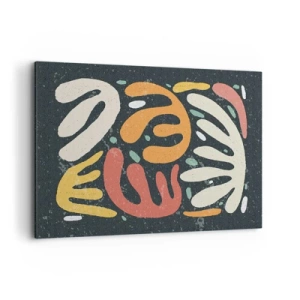 Obraz na plátne - Kompozícia – hneď ťa chytím - 100x70 cm