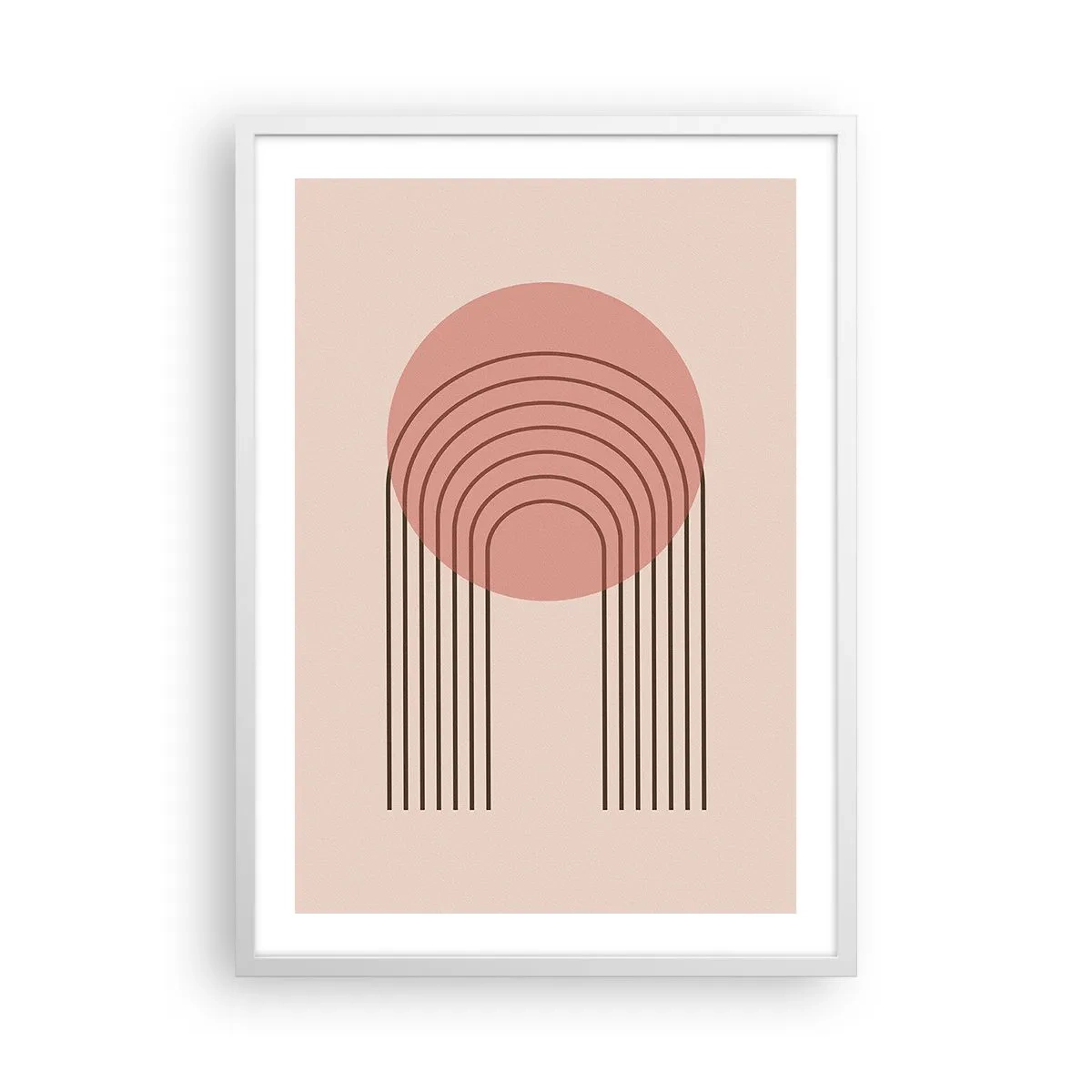 Plagát v bielom ráme - Neodolateľná príťažlivosť - 50x70 cm