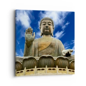 Obraz na plátne - Ži bez strachu - 40x40 cm