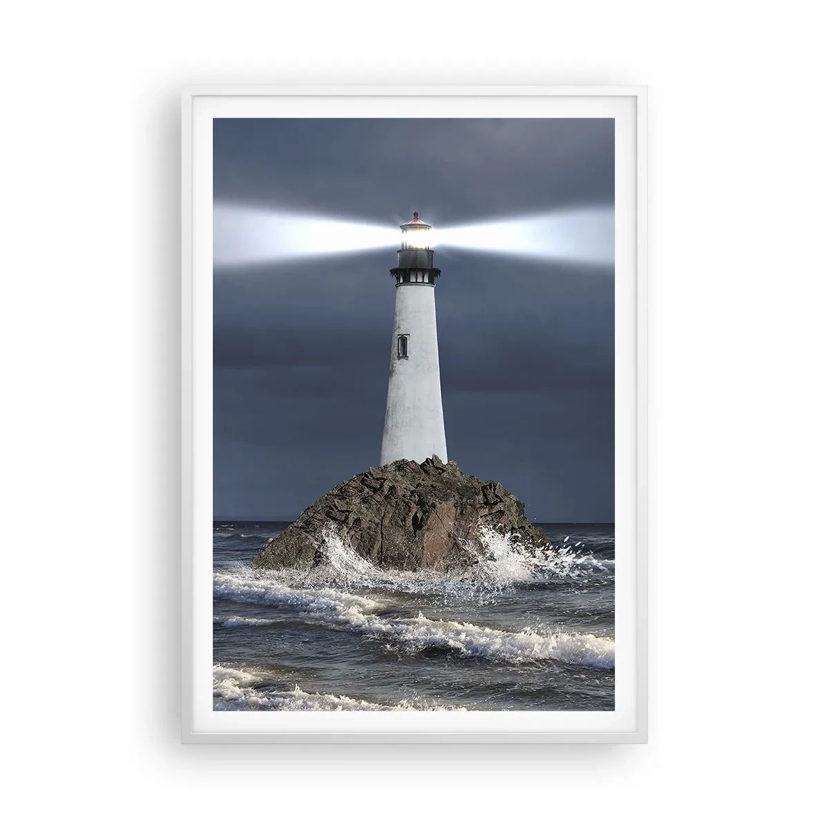 Plagát v bielom ráme - Tu…tu…tuná! - 70x100 cm