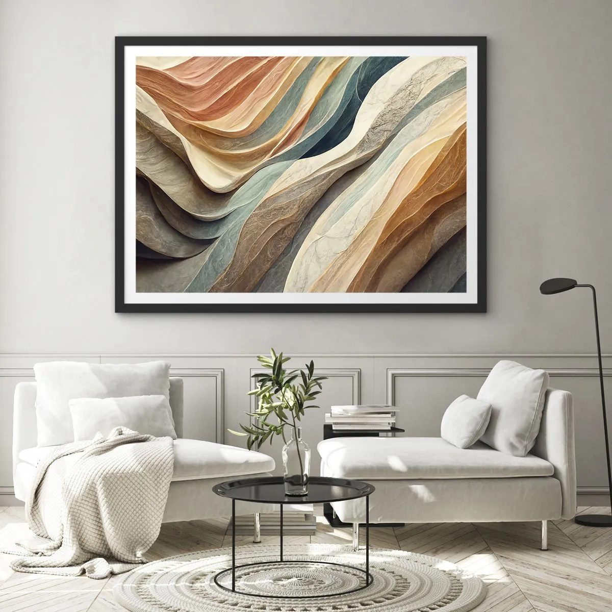 Plagát v čiernom ráme - Okamih pred zmenou - 40x30 cm