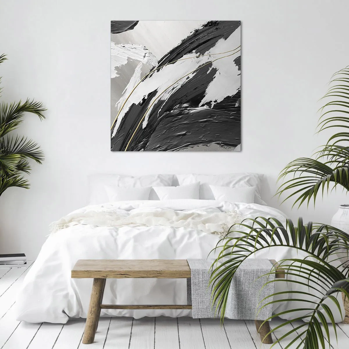 Obraz na plátne - Veľkorysá abstrakcia - 70x70 cm