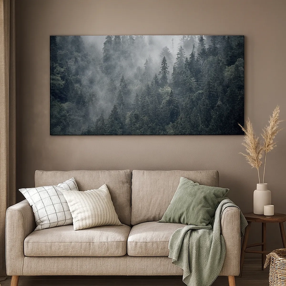 Obraz na plátne - Lesné svitania - 30x30 cm