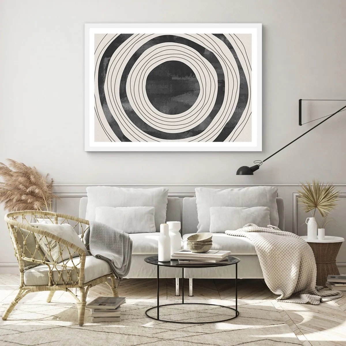 Plagát v bielom ráme - Presný zásah - 70x50 cm