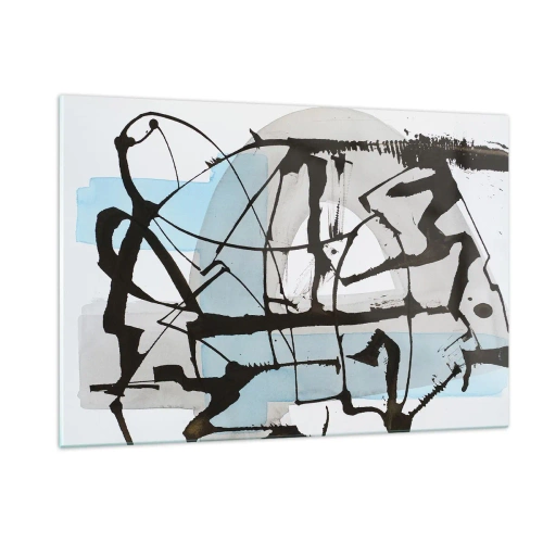 Obraz na skle - Aj napriek tomu modrý - 120x80 cm