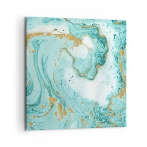 Obraz na plátne - Pod veľkou vlnou z epochy Edo - 60x60 cm