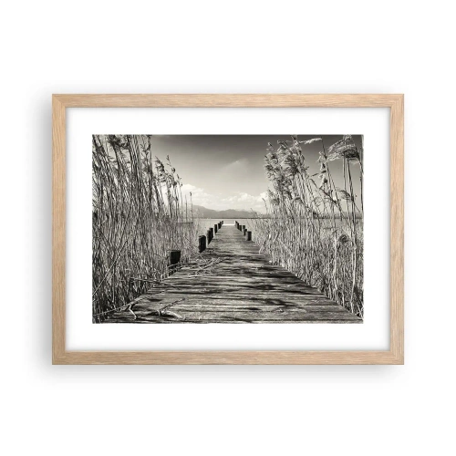 Plagát v ráme zo svetlého duba - V ústraní tráv - 40x30 cm