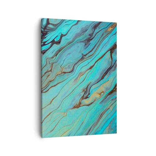 Obraz na plátne - Tyrkysový príliv - 50x70 cm