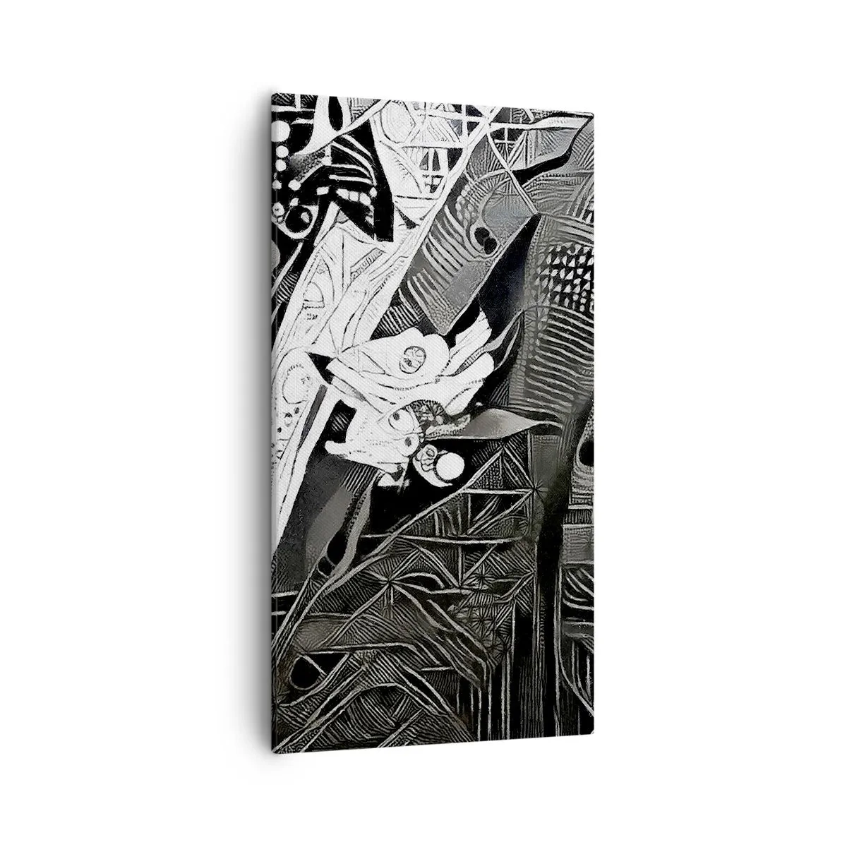 Obraz na plátne - Iba zdanlivo šedý človek - 55x100 cm