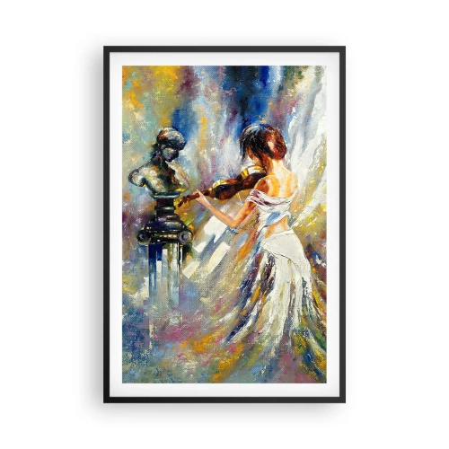 Plagát v čiernom ráme - Oživenie citom - 61x91 cm