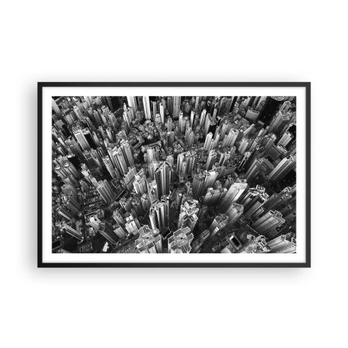 Plagát v čiernom ráme - Stále vyššie a vyššie - 91x61 cm