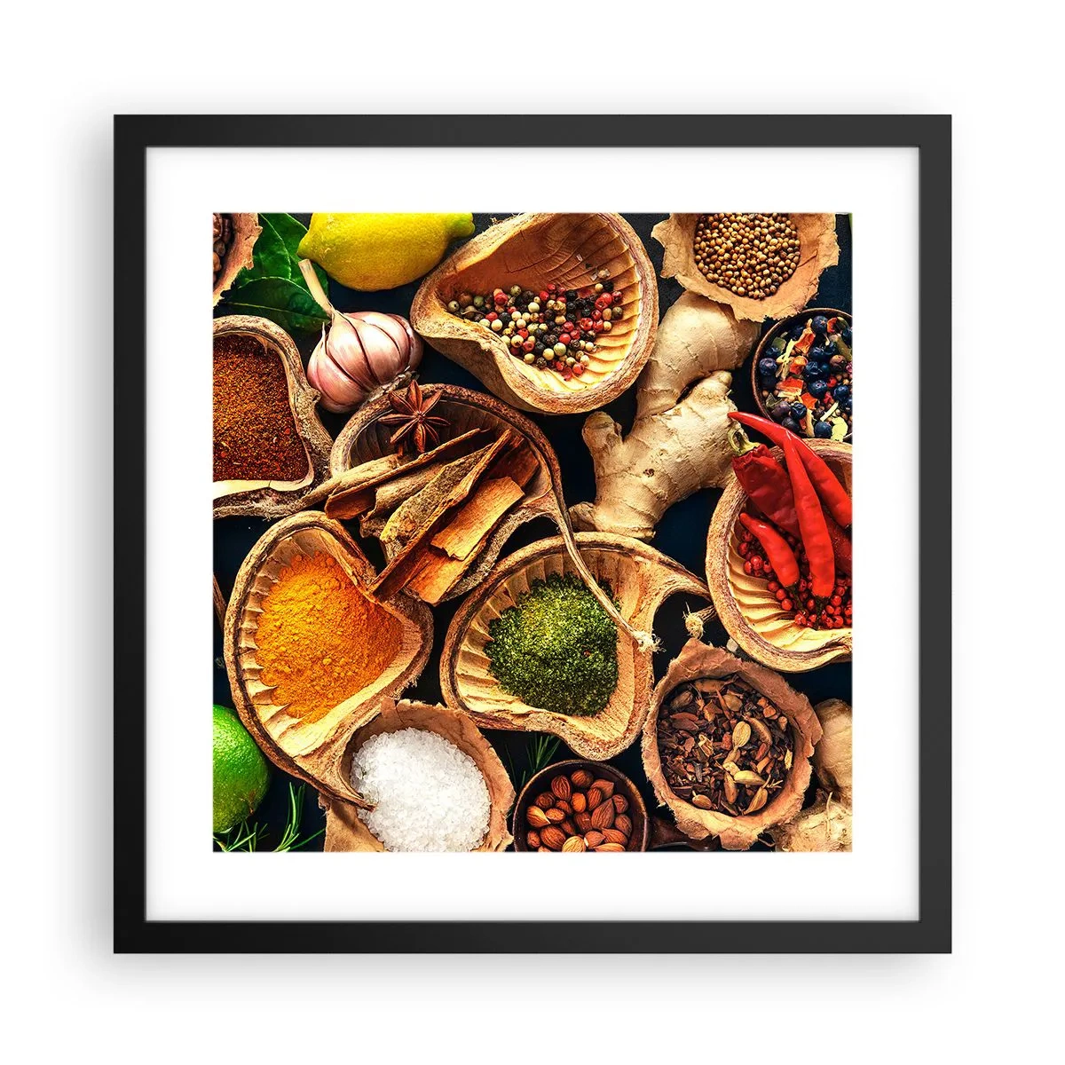 Plagát v čiernom ráme - Vezmi si, čo chceš - 40x40 cm