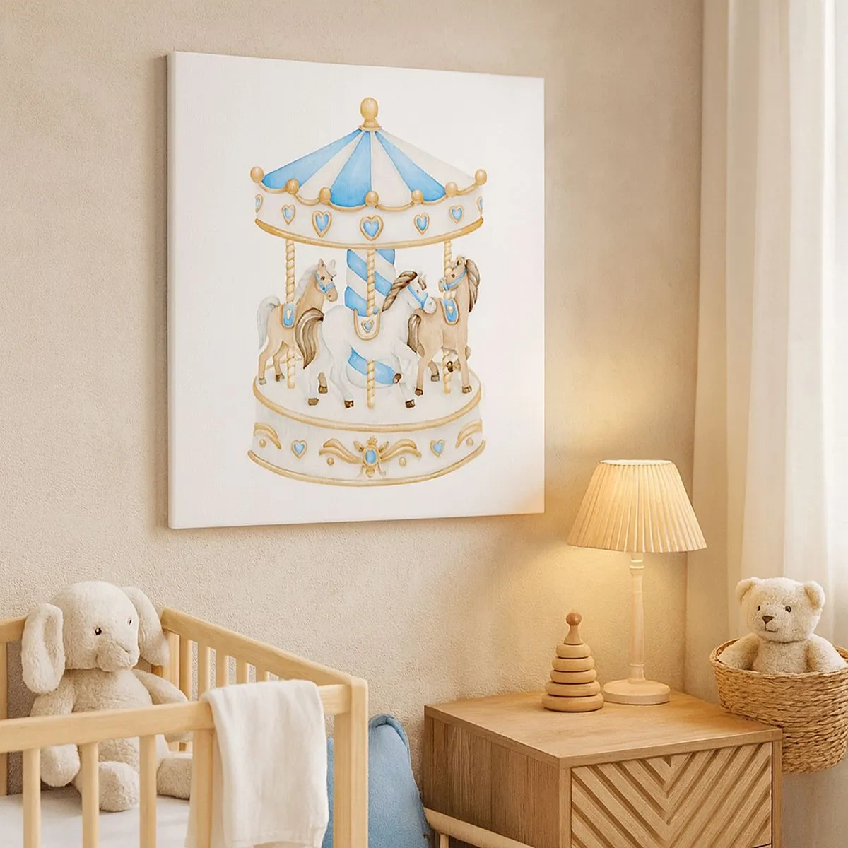 Obraz na plátne - Sladké detstvo - 30x30 cm