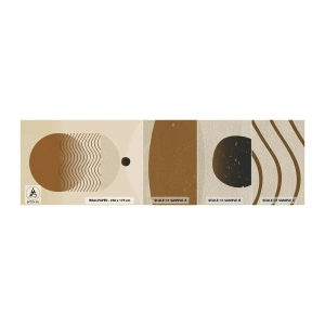 Vzorka fototapety Premium Sand - O pôvode geometrických obrazcov - Abstrakcia, Kus, Minimalizmus - 100x30 cm