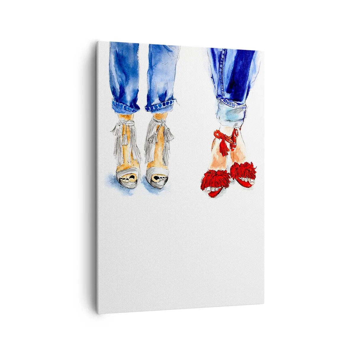 Obraz na plátne - Možno by sme sa vydali na prechádzku? - 70x100 cm