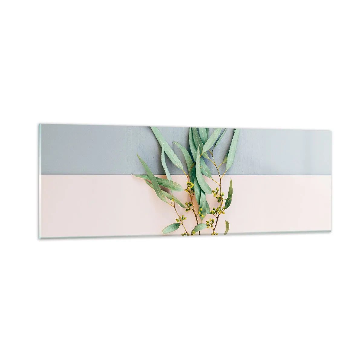 Obraz na skle - Pastelová jemnosť - 90x30 cm