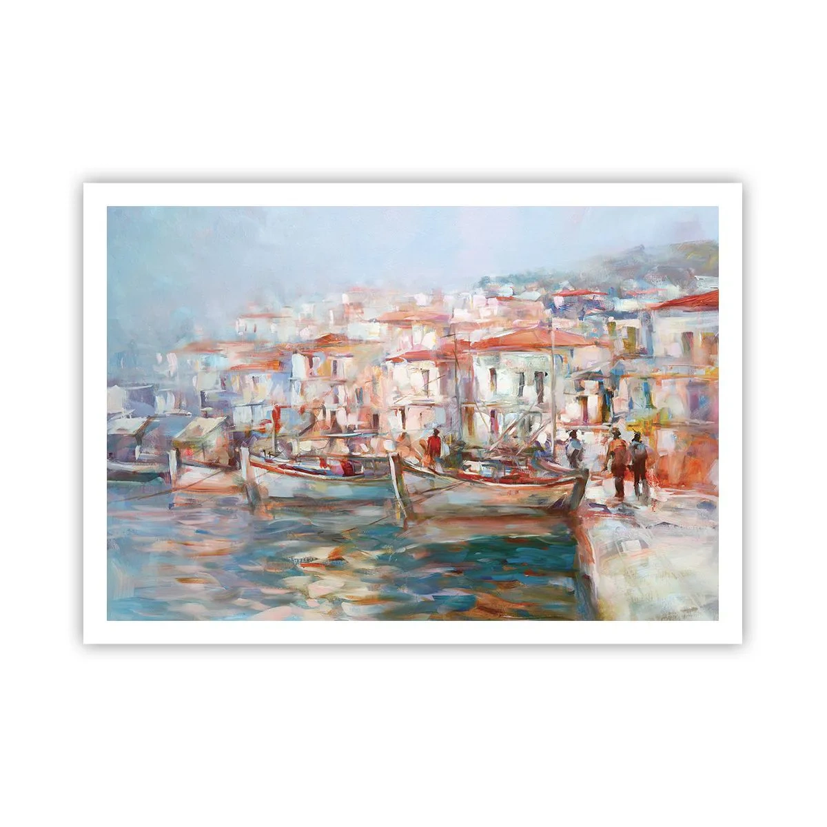 Plagát - Pastelová dovolenka - 100x70 cm