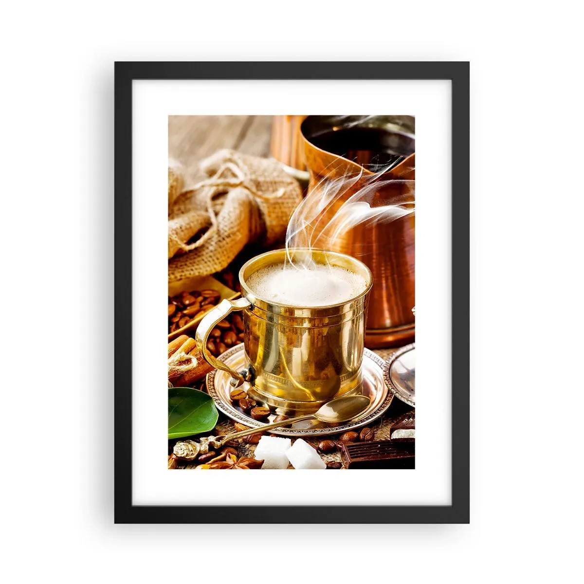 Plagát v čiernom ráme - Pekný deň prajem! - 30x40 cm