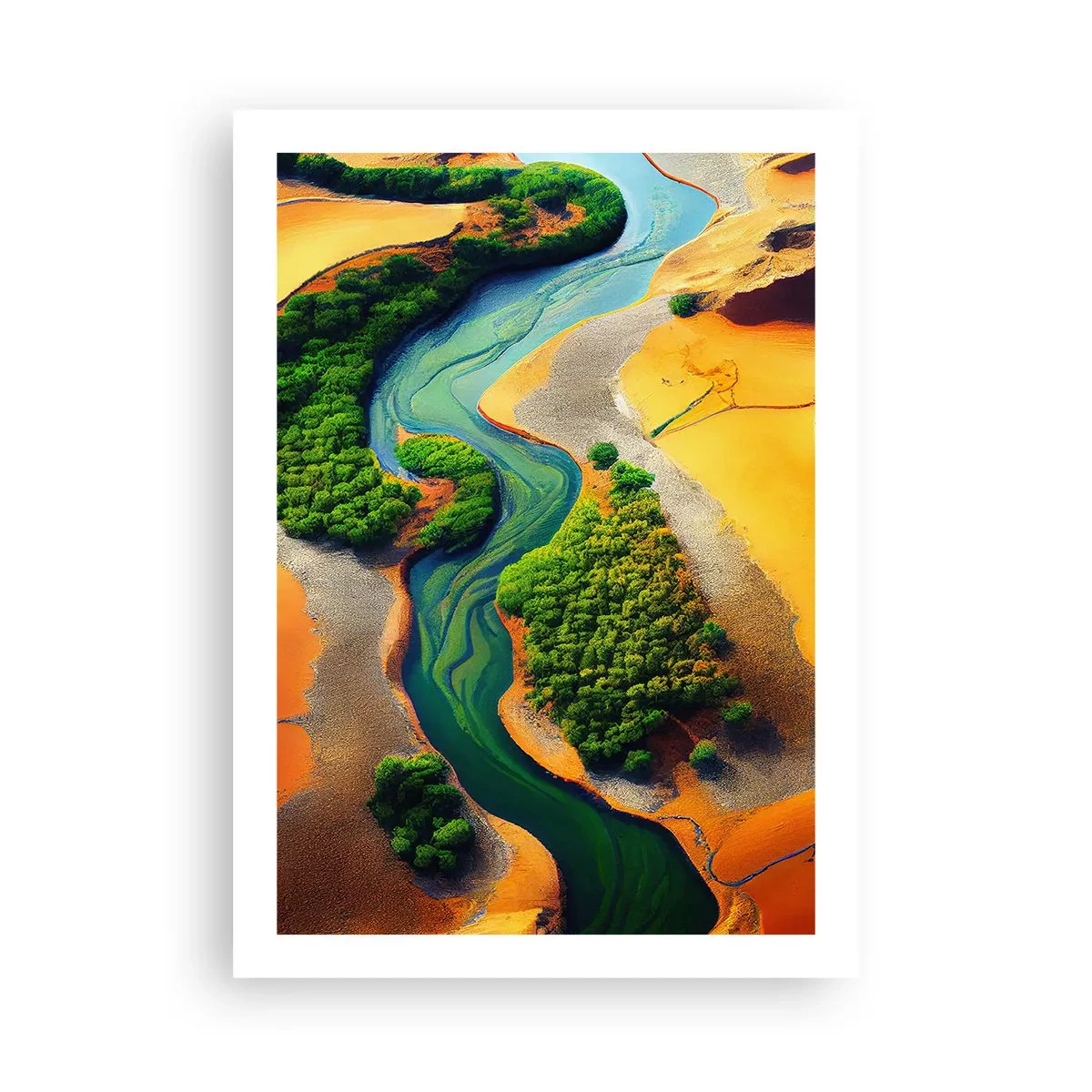 Plagát - Životodarná rieka - 50x70 cm
