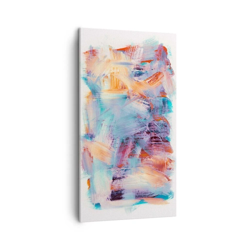 Obraz na plátne - Farebný neporiadok - 45x80 cm