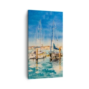Obraz na plátne - Slnečná lagúna - 45x80 cm