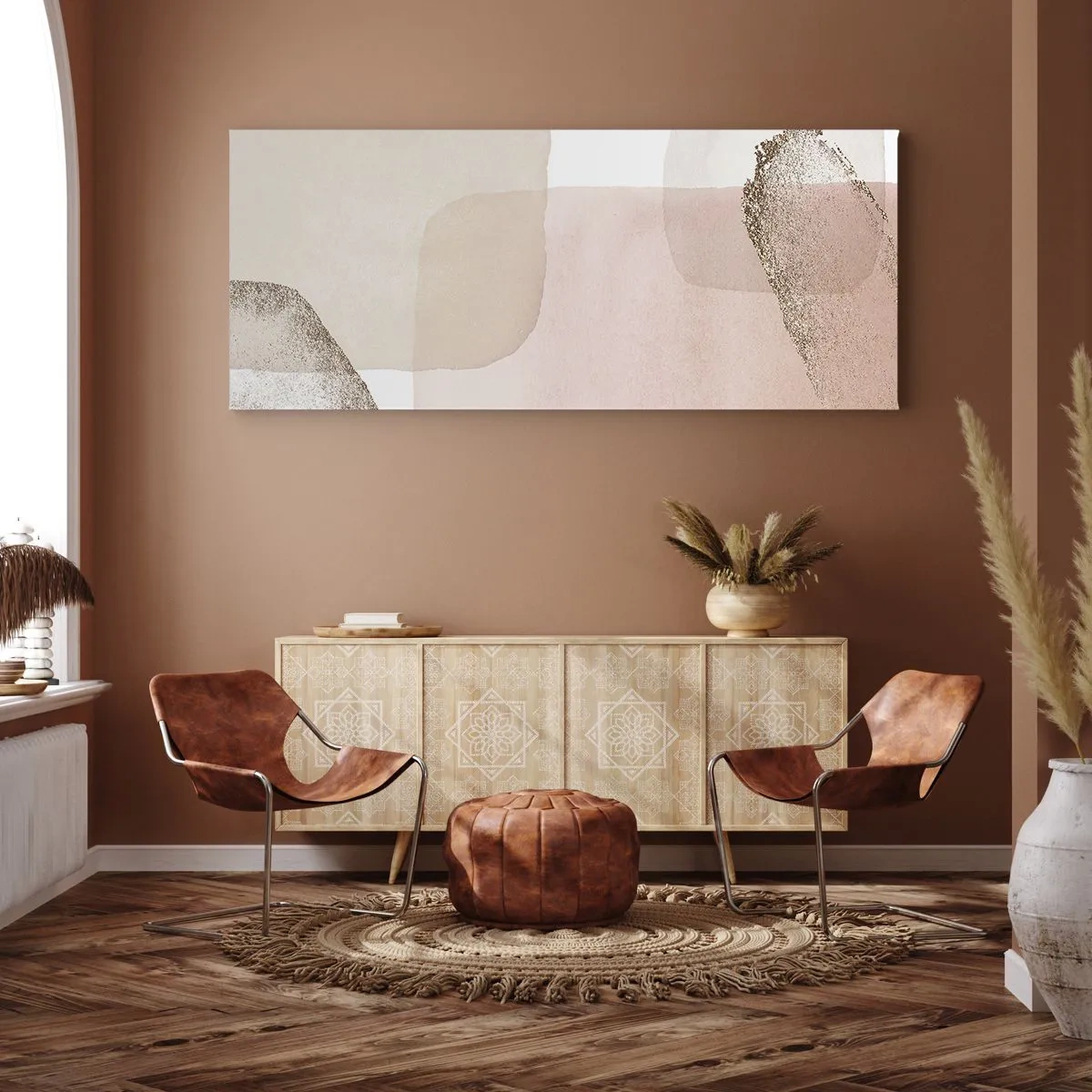 Obraz na plátne - Pohľad cez farby - 100x40 cm