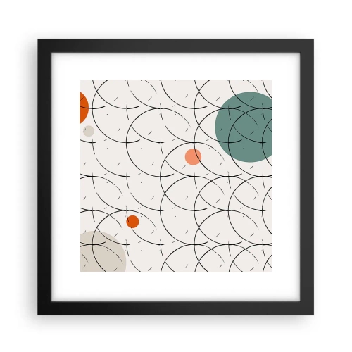 Plagát v čiernom ráme - V duchu pop-artu - 30x30 cm
