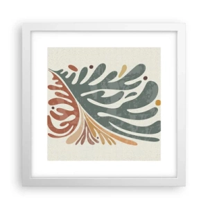 Plagát v bielom ráme - Viacfarebný list - 30x30 cm