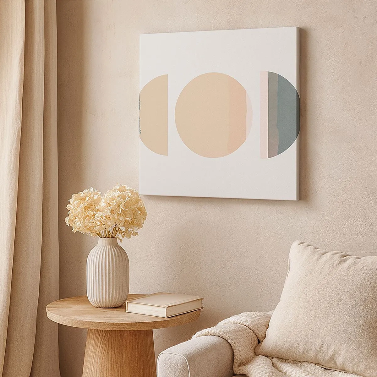 Obraz na plátne - Kruh za kruhom - 30x30 cm