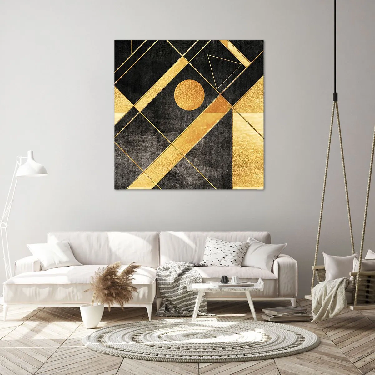 Obraz na plátne - Slnko púšte - 60x60 cm