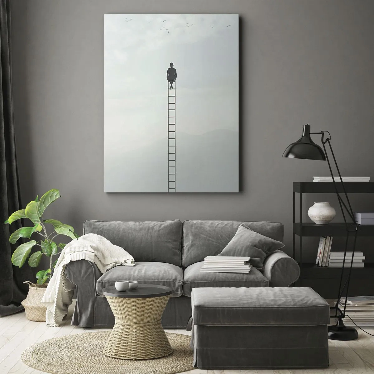 Obraz na plátne - Povzniesť sa nad to - 50x70 cm