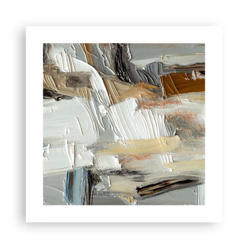 Plagát - Farebné nahromadenie - 40x40 cm