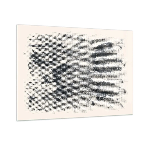 Obraz na skle - Hmlistá kompozícia - 100x70 cm