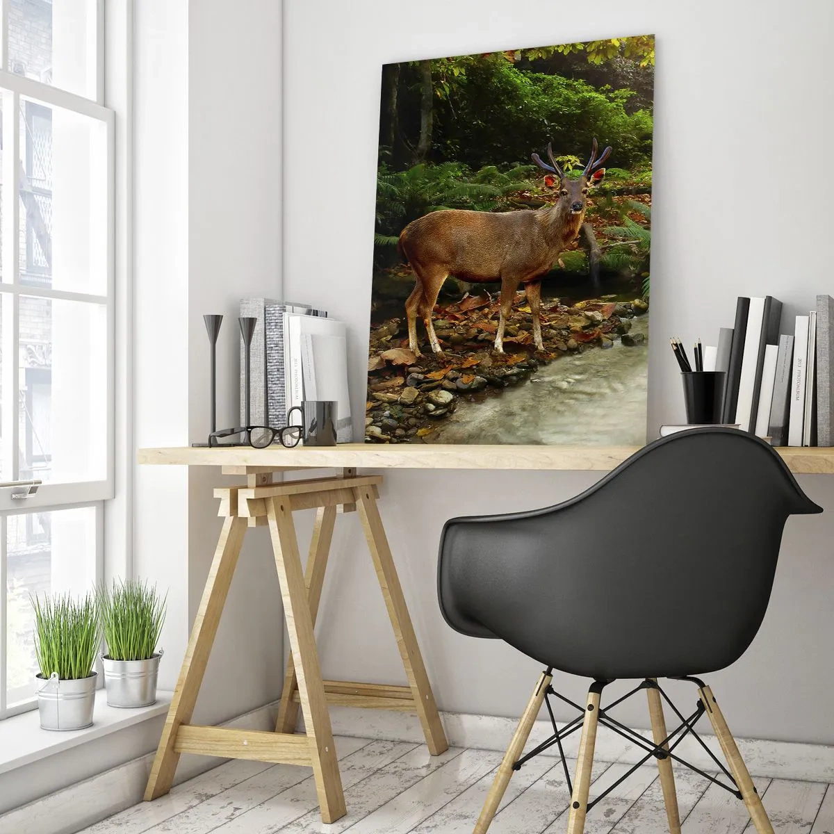 Obraz na skle - Vítajte v mojom svete - 50x70 cm