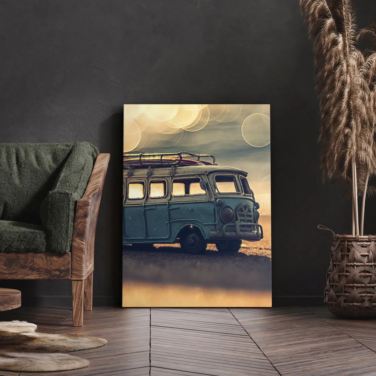 Obraz na plátne - Koniec bôžikov: peňazí a práce - 45x80 cm