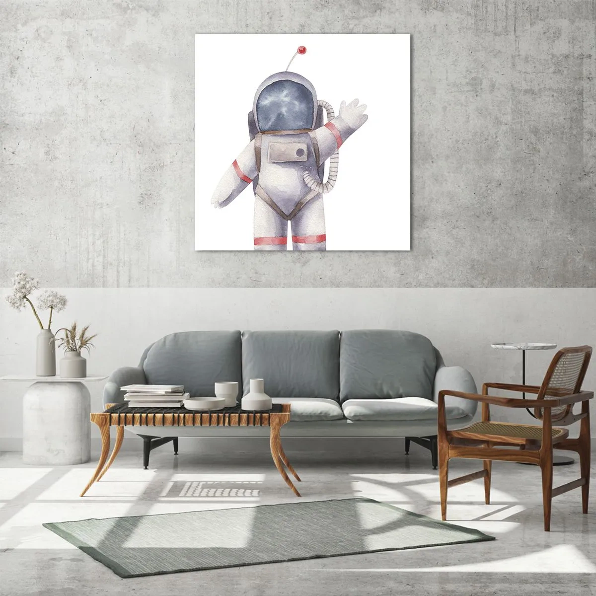 Obraz na skle - Tak zatiaľ! - 60x60 cm