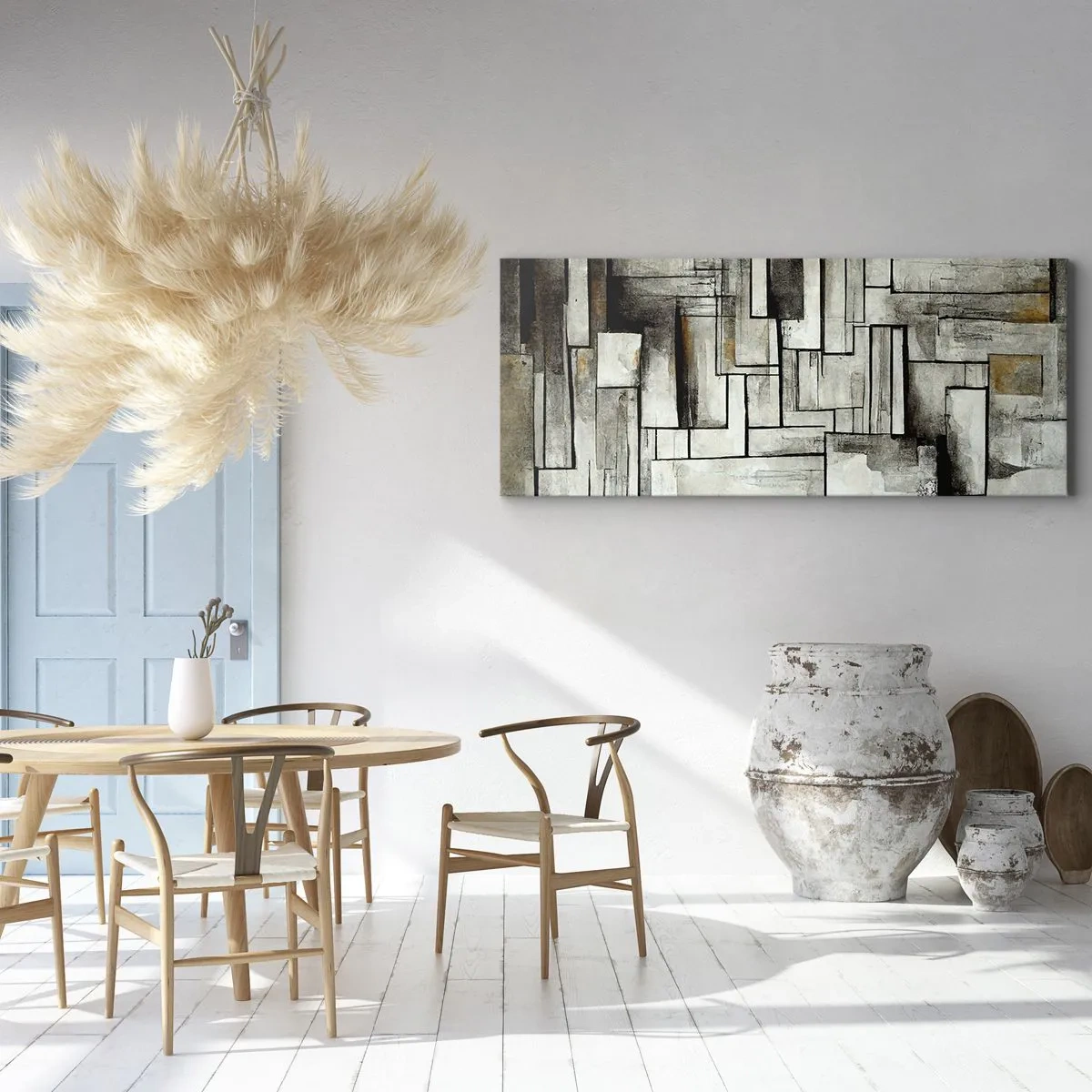 Obraz na plátne - Sila jednoduchosti - 160x50 cm