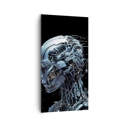 Obraz na plátne - Technológia je žena - 65x120 cm